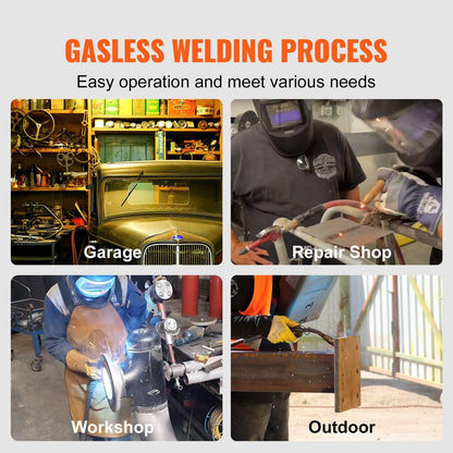 Flux Core Welding Wire, E71T-GS 0.030-inch 10LBS, Gasless Mild Steel MIG Welding Wire with Low Splatter for All Position Arc Welding and Outdoor Use.