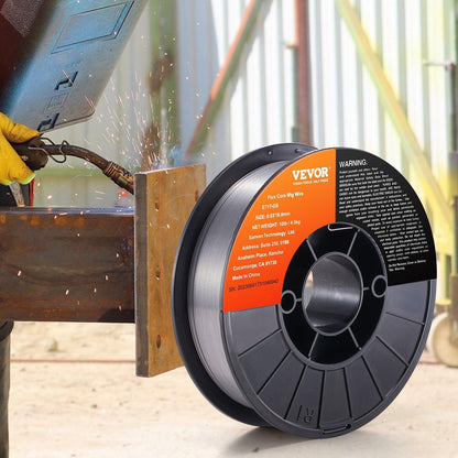 Flux Core Welding Wire, E71T-GS 0.030-inch 10LBS, Gasless Mild Steel MIG Welding Wire with Low Splatter for All Position Arc Welding and Outdoor Use.