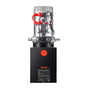 Hydraulic Pump, 8 Quart Hydraulic Power Unit, Single Acting Dump Trailer Pump, 0.91 GPM Flow Rate, 3200 PSI Max Relief Pressure, DC 12V Hydraulic Pump for Dump Trailer Car Lifting