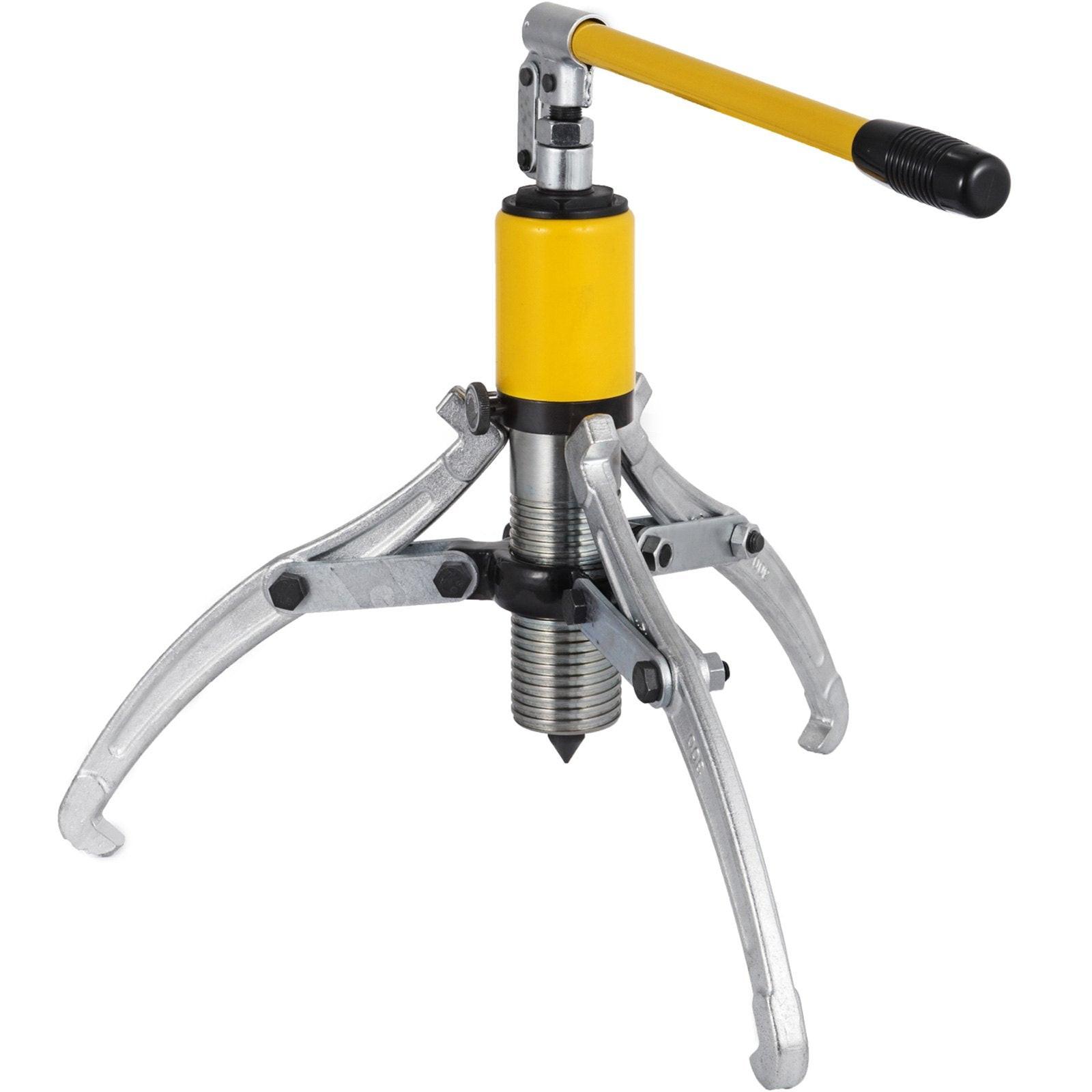 Hydraulic Gear Puller, 15 Ton Max. Capacity Hydraulic Puller, 2 or 3 Jaws Bearing Hub Separator, 3.9"- 11.8" Hydraulic Puller Separator Tool for Pulling Hubs, Flanges, Gears, Bearings.