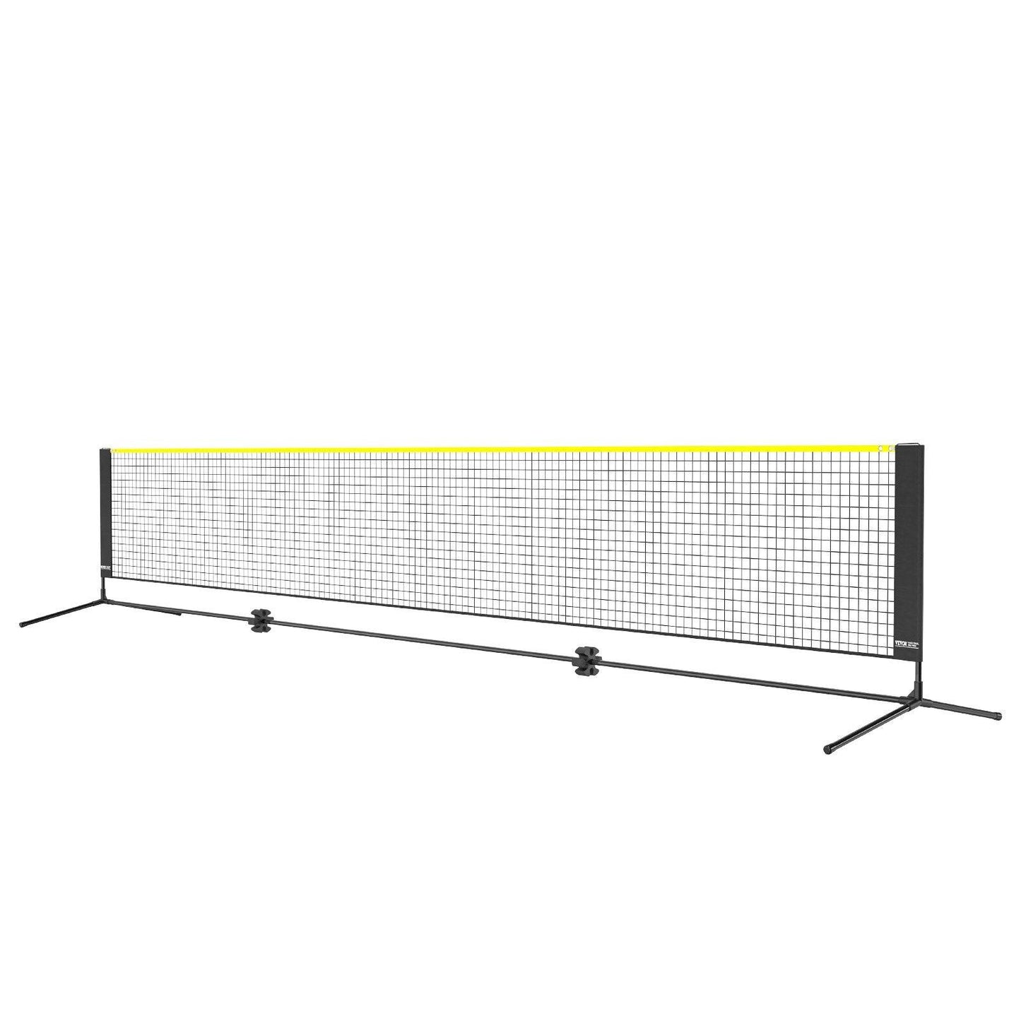 Badminton Net, Height Adjustable Volleyball Net, 17ft Wide Foldable Pickleball Net, Portable Easy Setup Tennis Net Set with Poles, Stand and Carry Bag, for Kids Backyard Game Indoor Outdoor Use.
