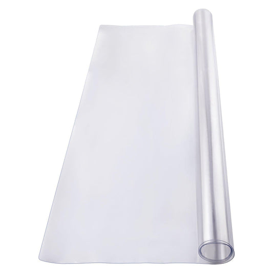 Plastic Table Cover, 40 x 60 Inch 1.5 mm Thick Clear Table Protector, Rectangle PVC Desk Mat, Waterproof & Easy Cleaning Desk Pad Tablecloth, for Office Dresser Dining Room Table Night Stand.