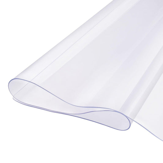 Plastic Table Cover, 42 x 60 Inch 2.0 mm Thick Clear Table Protector, Rectangle PVC Desk Mat, Waterproof & Easy Cleaning Desk Pad Tablecloth, for Office Dresser Dining Room Table Night Stand.