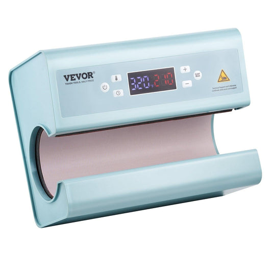 Auto Tumbler Heat Press Machine 325-887 ml Sublimation Mug Heat Press Blue.