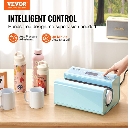 Auto Tumbler Heat Press Machine 325-887 ml Sublimation Mug Heat Press Blue.
