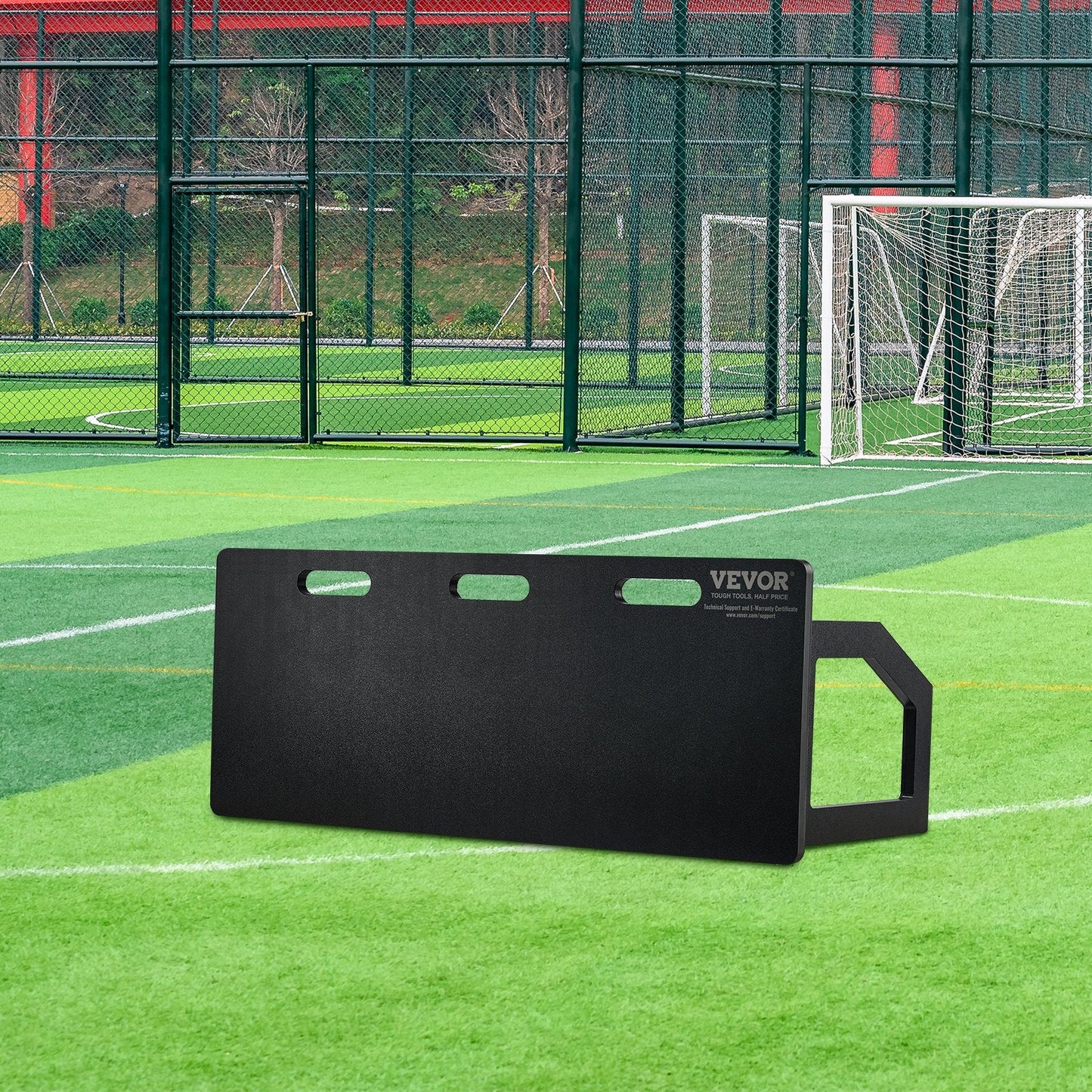 Soccer Rebounder Board, 100x40 cm Portable Soccer Wall with 2 Angles Rebound, Foldable HDPE Kickback Rebound Board, Soccer Training Equipment for Kids and Adults, Passing & Shooting Practice.