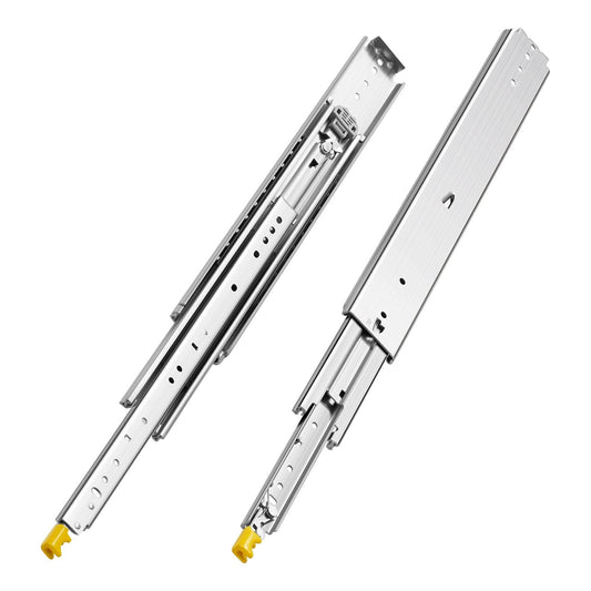 1 Pair 18-60 in Soft-Close Drawer Slides Ball Bearing Full Extension.