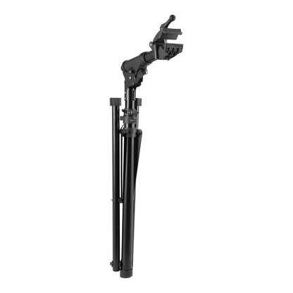 Bike Repair Stand, 38.56 kg Heavy-duty Bicycle Work Stand with 1035-1630 mm Adjustable Height & Magnetic Tool Tray, Foldable Bicycle Maintenance Rack, Shop Home Mechanics for Mountain & Road Bike.