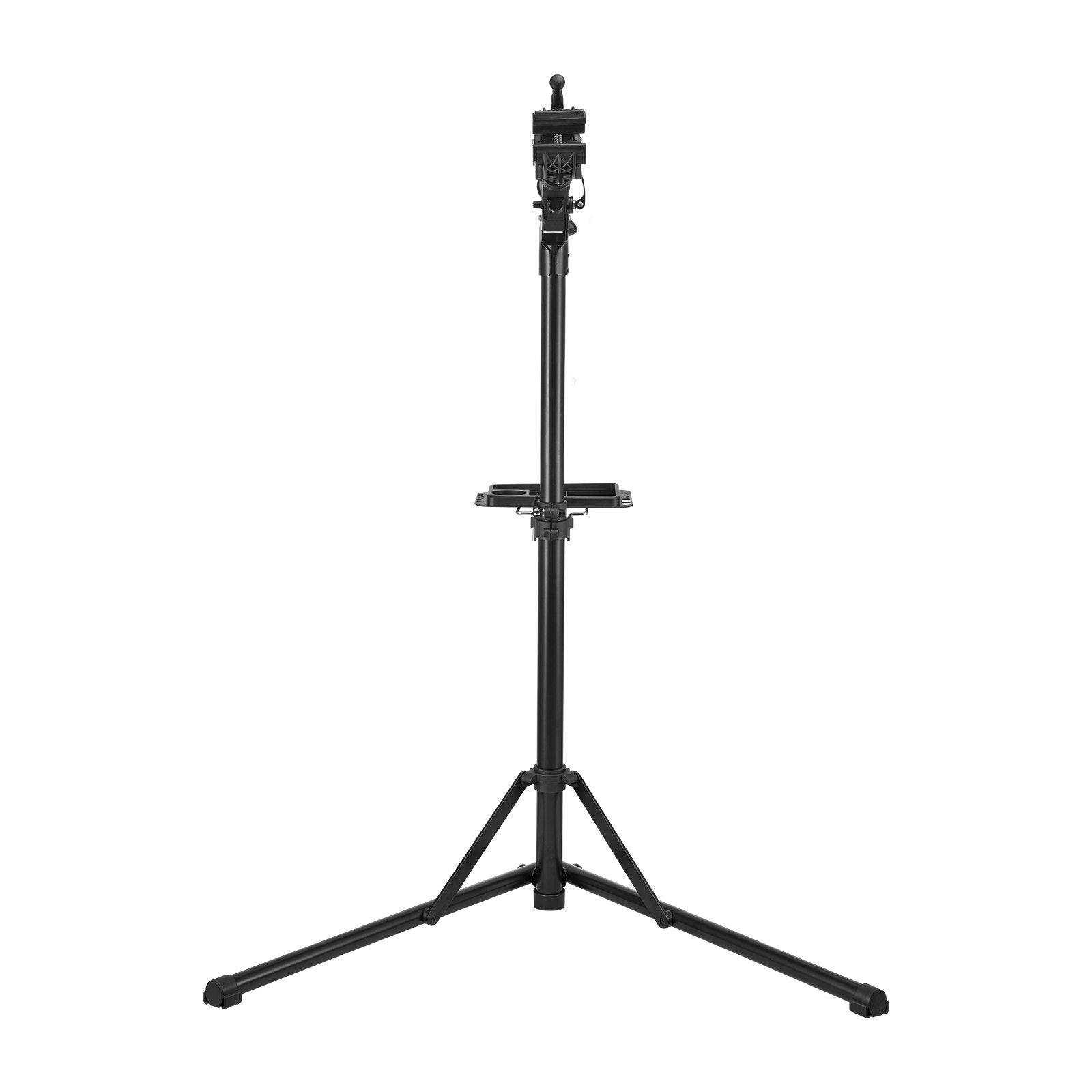 Bike Repair Stand, 38.56 kg Heavy-duty Bicycle Work Stand with 1035-1630 mm Adjustable Height & Magnetic Tool Tray, Foldable Bicycle Maintenance Rack, Shop Home Mechanics for Mountain & Road Bike.