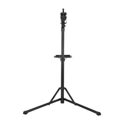 Bike Repair Stand, 38.56 kg Heavy-duty Bicycle Work Stand with 1035-1630 mm Adjustable Height & Magnetic Tool Tray, Foldable Bicycle Maintenance Rack, Shop Home Mechanics for Mountain & Road Bike.