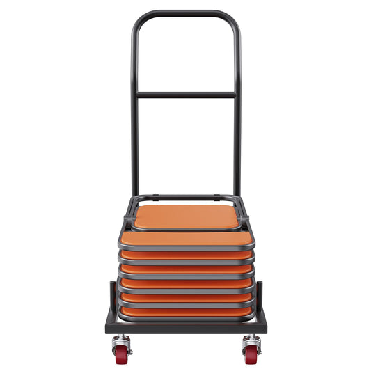 12 Chairs Folding Chair Storage Dolly Folding Chairs Rack Heavy Duty Iron