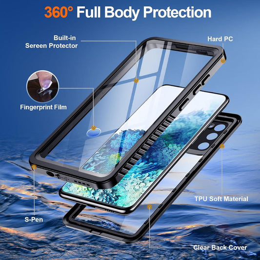 Samsung Galaxy S20 Waterproof Shockproof Case.