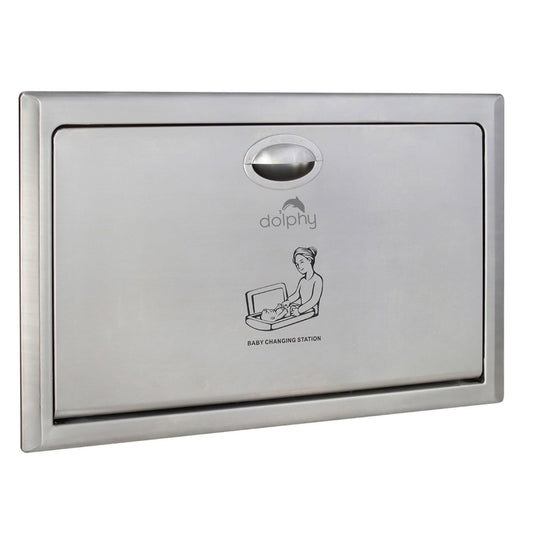 Recessed  Baby Change Station - Stainless Steel.