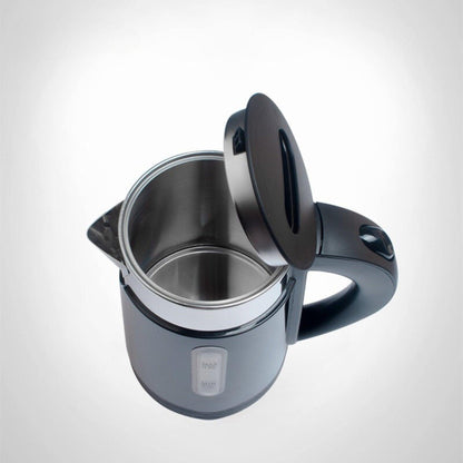 0.6L Stainless Steel Electric Kettle Black.