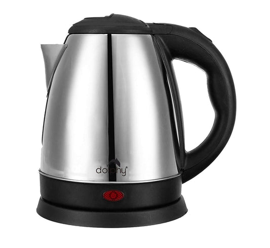 1.2L Stainless Steel Electric Kettle - Silver.