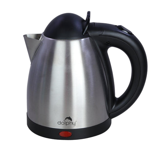 0.8L Stainless Steel Electric Kettle - Silver.