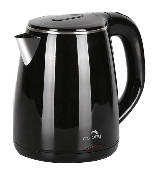 1.2L Black 1800W Electric Kettle For Hot Water.