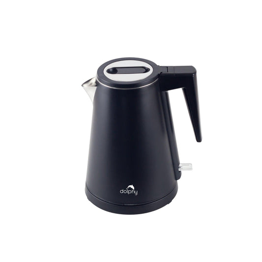 0.8L Stainless Steel Kettle - Black
(Double Layer).