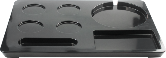 Melamine Kettle Tray - Black.