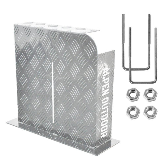 Alpen Outdoor Silver Fuel Tank Cover Right SideBase Mount 2mm Thickness Aluminium Diesel Heater Fuel Tank Cover Right for 10L 15L Silver.
