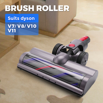 Alston Turbo Brush Roller Head Replacement for Dyson V7 V8 V10 V11 Y1W2 Cordless Vacuum Turbine Roller Brush Powerful Suction Soft Roller Gentle on Timber Floor.