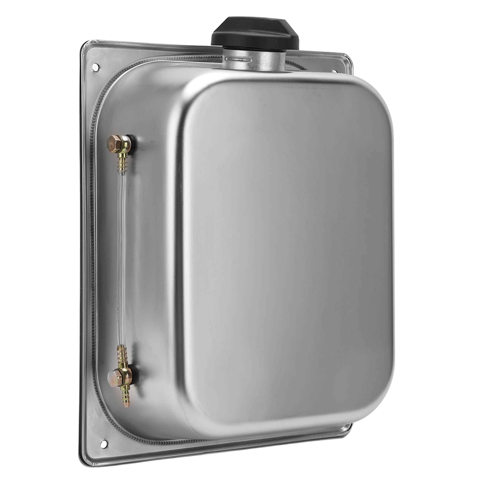 8L Petrol Fuel Tank Stainless Steel Diesel Fuel Tank Portable Diesel Container Backup Petrol Storage Tank For Truck Van External Fuel Tank.
