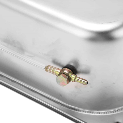 8L Petrol Fuel Tank Stainless Steel Diesel Fuel Tank Portable Diesel Container Backup Petrol Storage Tank For Truck Van External Fuel Tank.