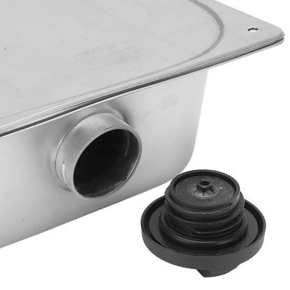 8L Petrol Fuel Tank Stainless Steel Diesel Fuel Tank Portable Diesel Container Backup Petrol Storage Tank For Truck Van External Fuel Tank.