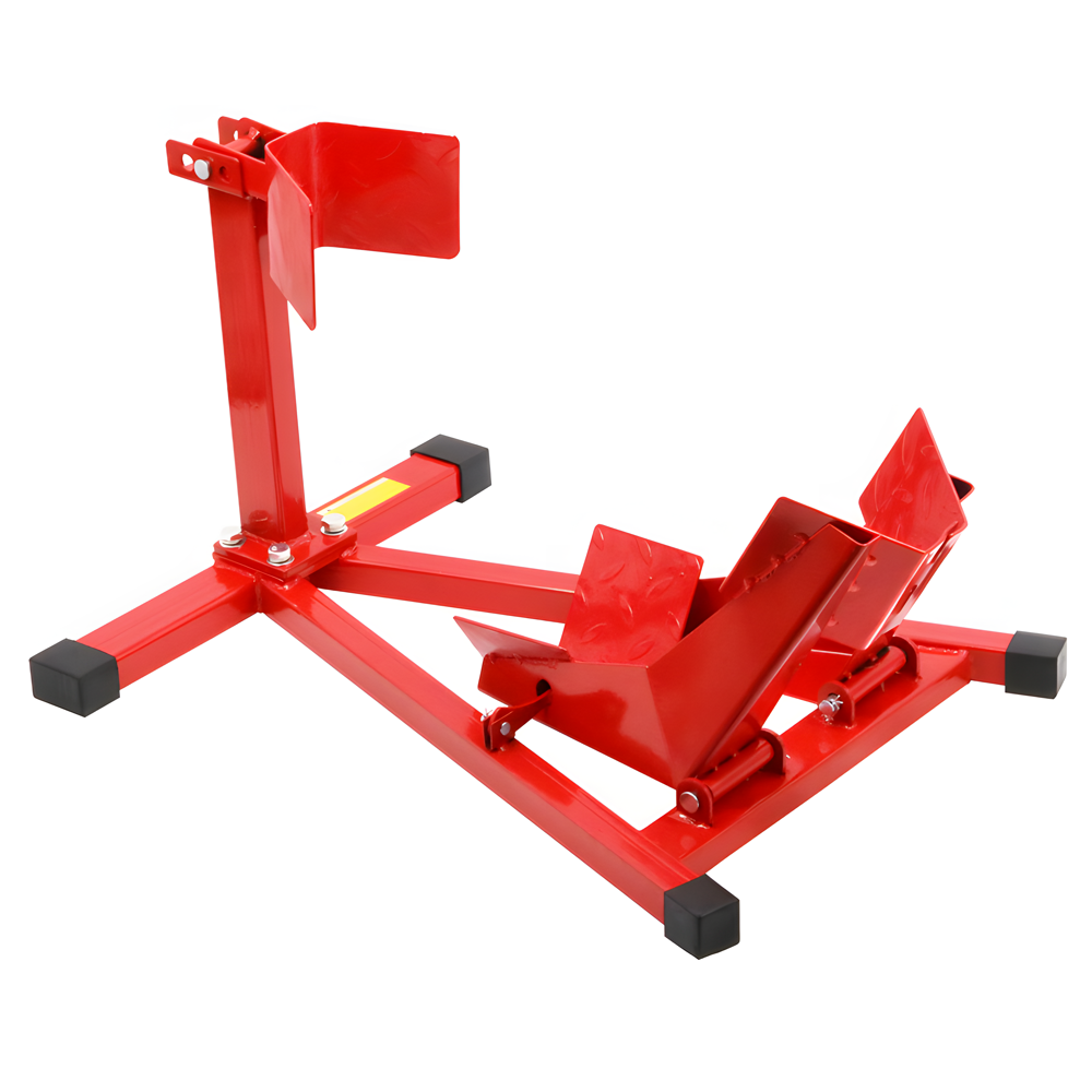 Heavy-Duty Motorcycle Motorbike Front Wheel Chock Lift Stand Vehicle Wheel Chock Clampsfor Trailer Transport 15"-21" Tires Standard Motorcycles.