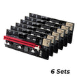 PCIe 1X-16X Riser Extender Kit for Aussie Crypto Miners Gold-Plated Zero Signal Loss 6-Pack Mining Rig with 60cm USB3 Cables Fixed Buckle Stable Power.