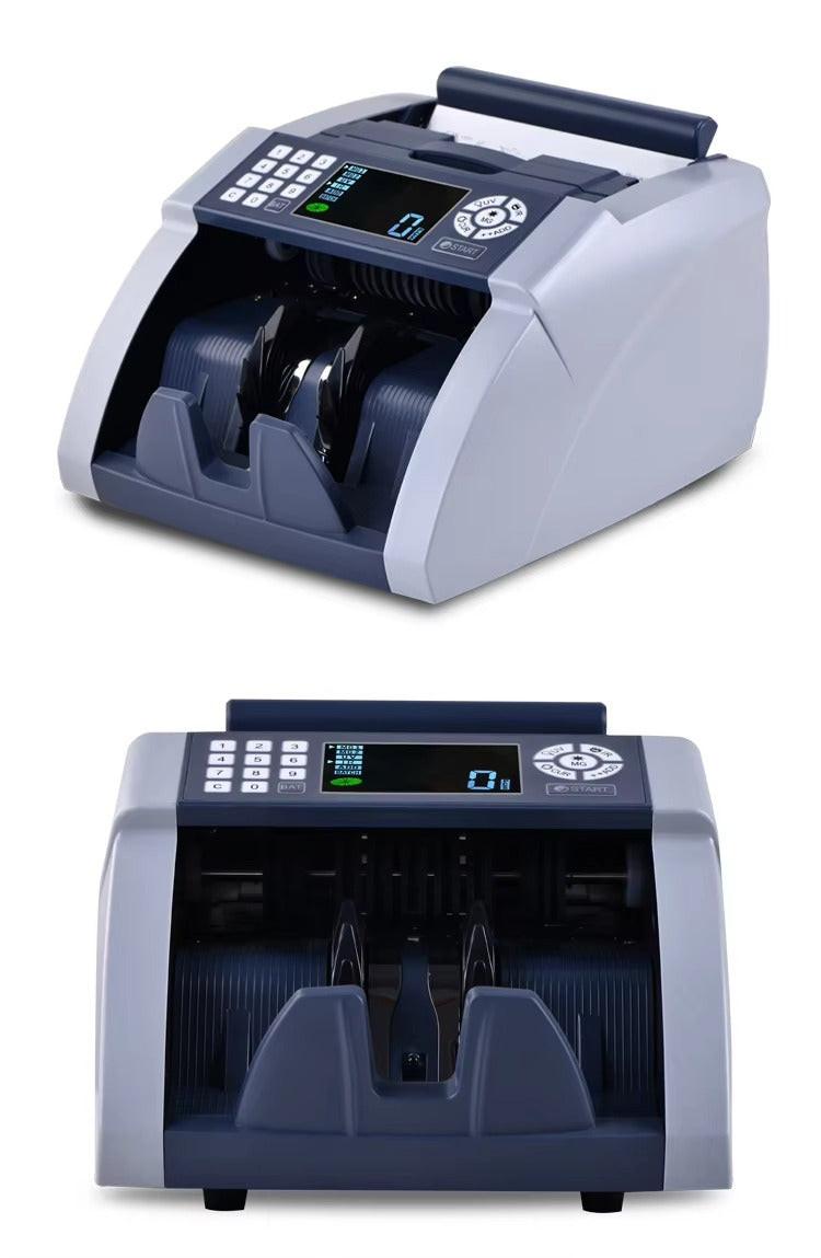 Weirong 9088 UV/MG LCD Display Bill Counter Multi-Currencies Counting Machine Cash Detector AUD/EUR/USD/TRY Money Counter.