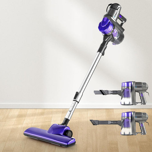 Devanti Stick Vacuum Cleaner Handheld Corded 450W Purple.