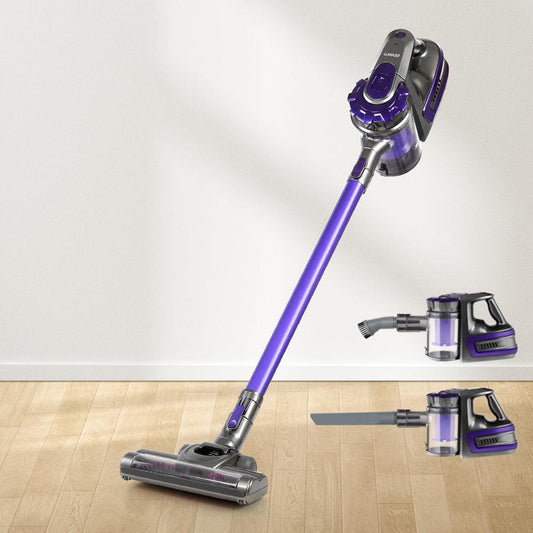 Devanti Stick Vacuum Cleaner Bagless Cordless 150W Purple.