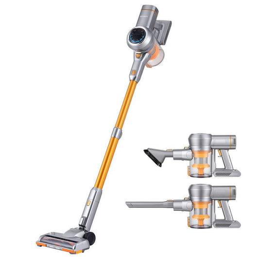 Devanti 300W Stick Vacuum Cleaner Cordless Self-Standing Golden.