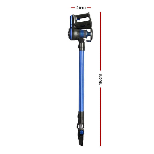 Devanti Stick Vacuum Cleaner Brushless Cordless 250W Blue.