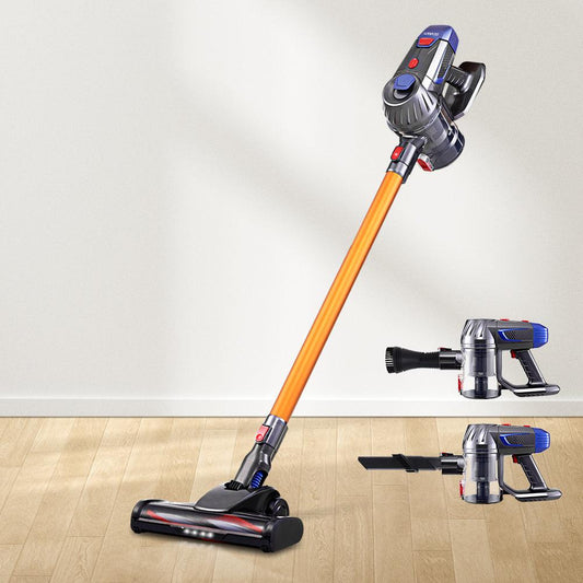 Devanti Stick Vacuum Cleaner Bagless Cordless 150W Gold.