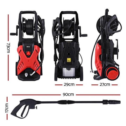 Giantz 2400PSI High Pressure Washer Electric Water Cleaner Pump 10M Jet Hose Gurney.