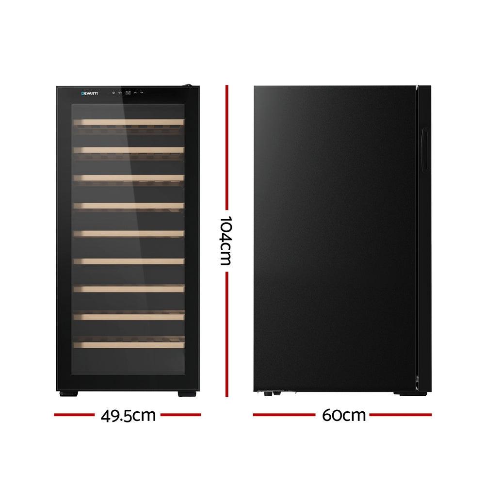 Devanti Wine Fridge Cooler 66 Bottles.