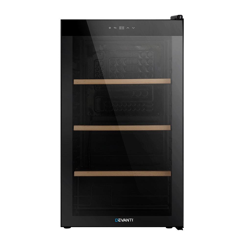 Devanti Wine Fridge Cooler 34 Bottles.