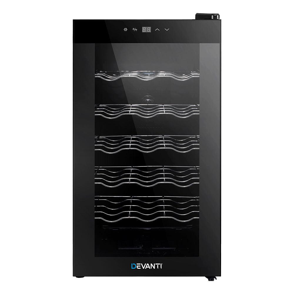 Devanti Wine Fridge Cooler 18 Bottles.