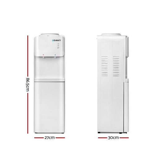Devanti Water Cooler Dispenser Stand White.