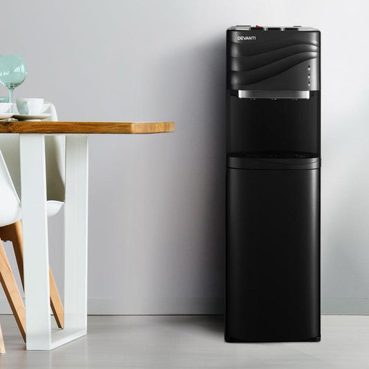 Devanti Water Cooler Dispenser Bottom Load Black.