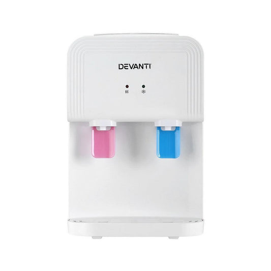 Devanti Water Cooler Dispenser Bench Top White.