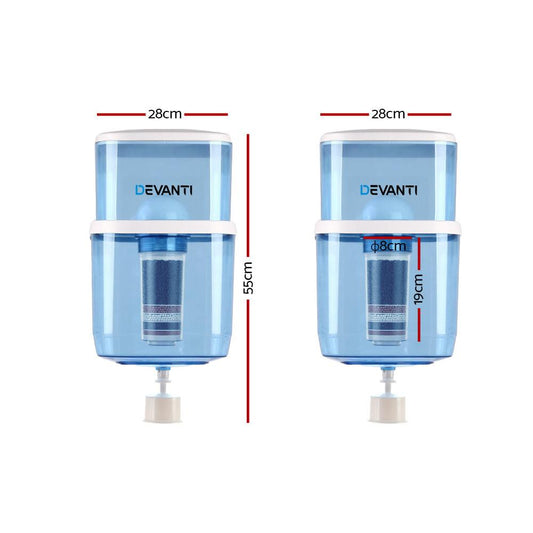 Devanti Water Cooler Dispenser 22L Filter Bottle.
