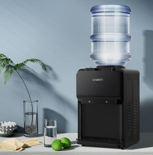 Devanti Water Cooler Dispenser Bench Top Black.