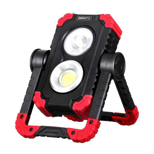 Giantz Work Light Rechargeable Torch USB Cordless LED Lamp Rotation Folding.