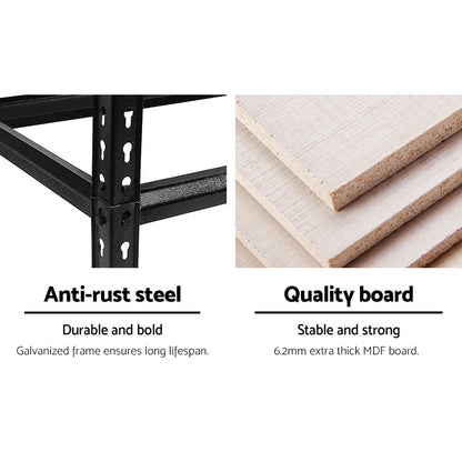 Giantz 6X1.5M Garage Shelving Warehouse Rack Storage Shelves Pallet Racking.