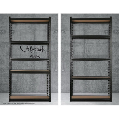 Giantz 4x1.5M Garage Shelving Warehouse Rack Pallet Racking Storage Shelve Black.