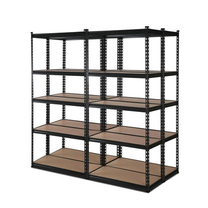 Giantz 4x1.5M Garage Shelving Warehouse Rack Pallet Racking Storage Shelve Black.