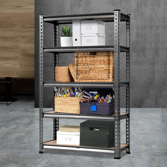 Giantz 1.5M Garage Shelving Warehouse Rack Pallet Racking Storage Shelf Charcoal.